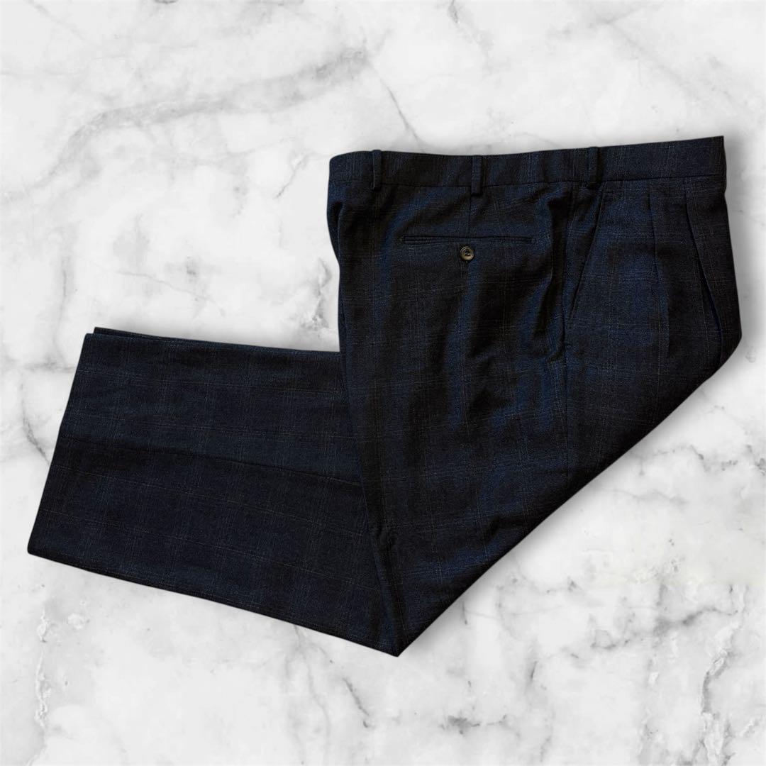 ✨美品✨LANVIN カシミヤ混 スーツ 56 大きめサイズ　ビジネスにも!