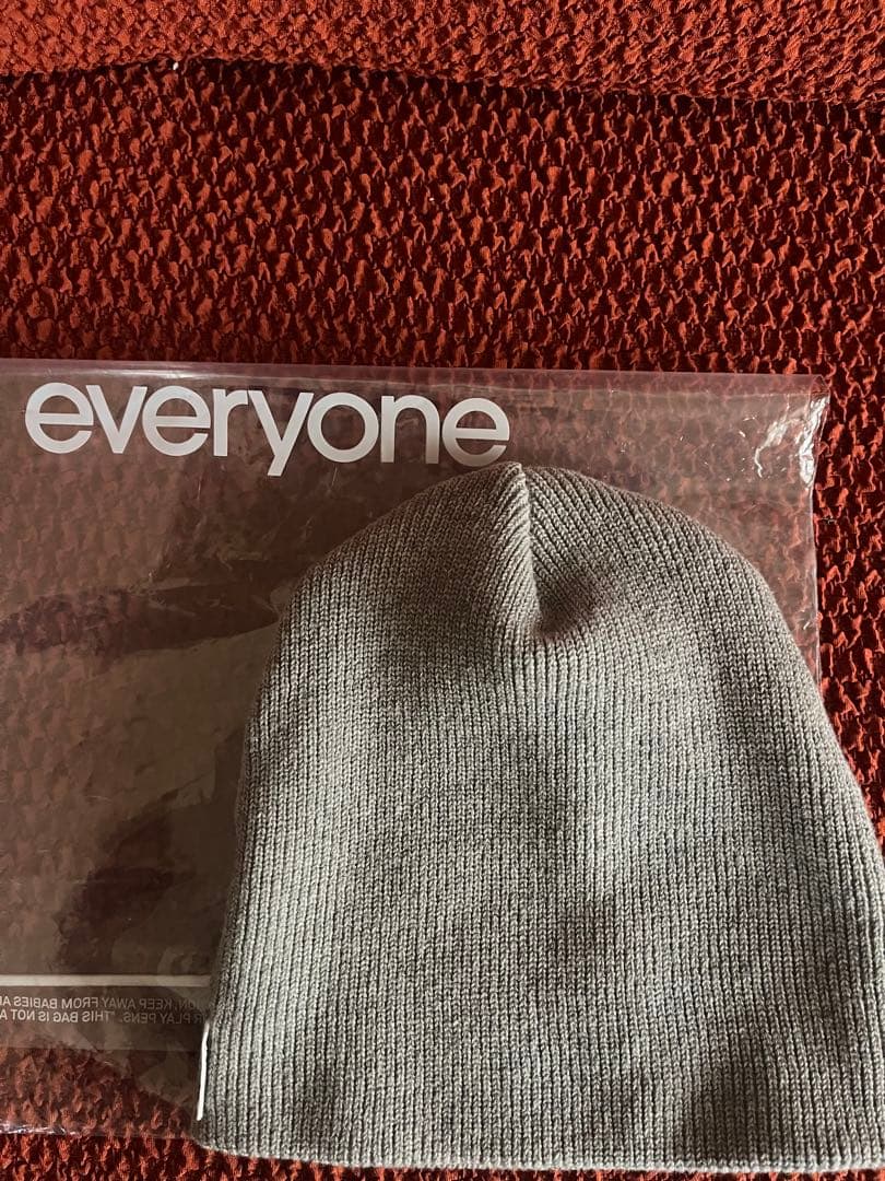 everyone cotton beanie グレー