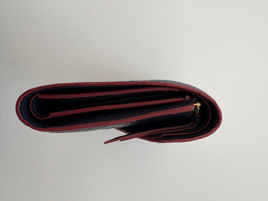 Louis Vuitton ネイビー三つ折り財布
