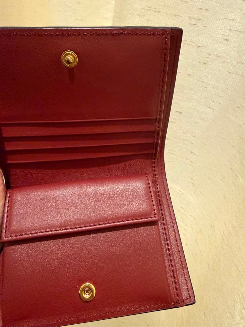 MARNI 二つ折り財布 ブラウン ピンク