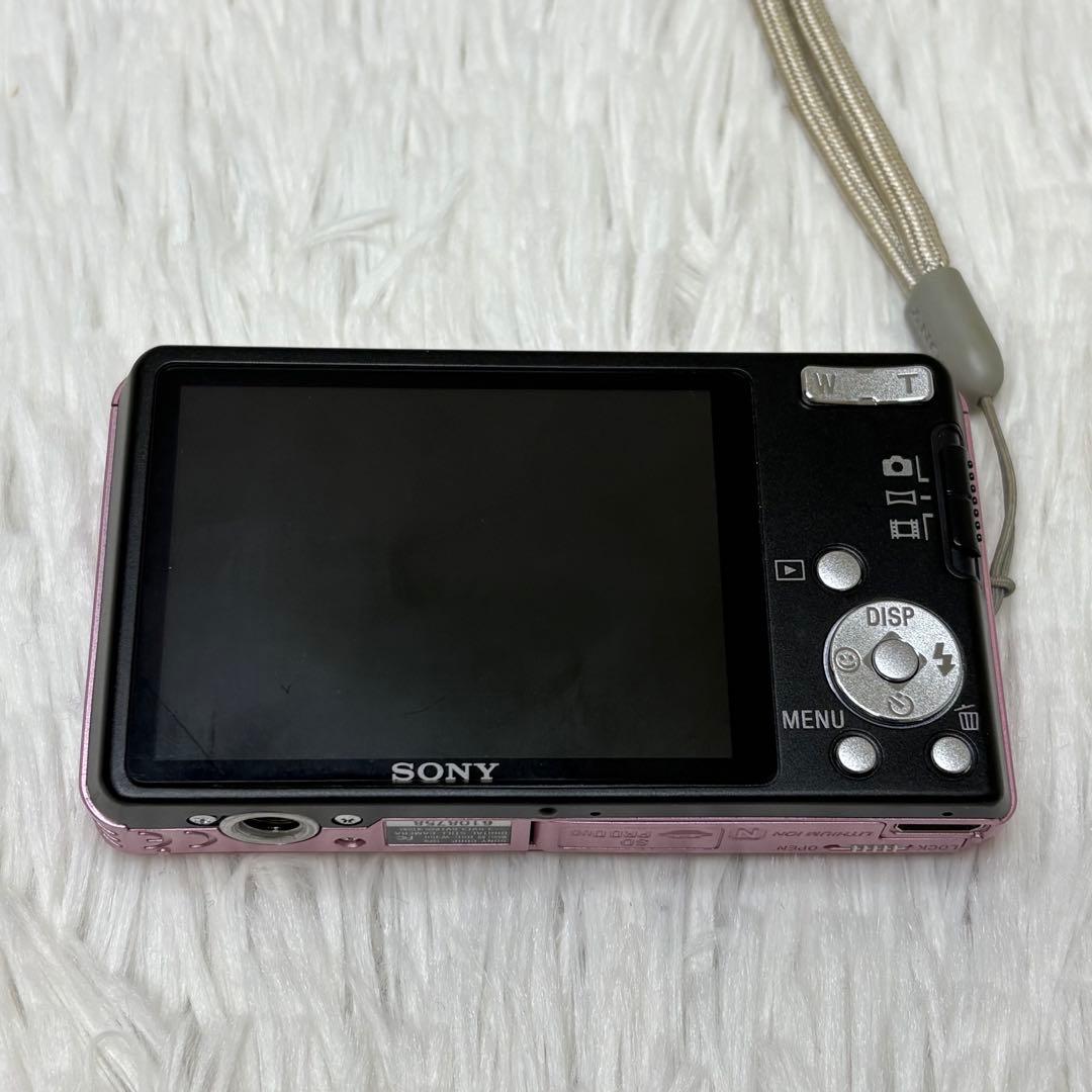 美品　SONY カメラ　DSC-W350 ピンク　説明書　コンデジ　動作品