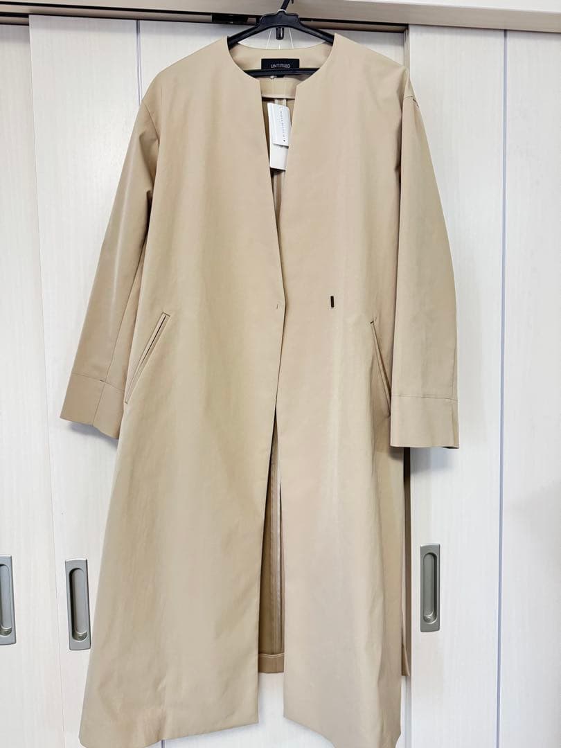 【新品】最終お値下げ！UNTITLED 撥水 トレンチコート L