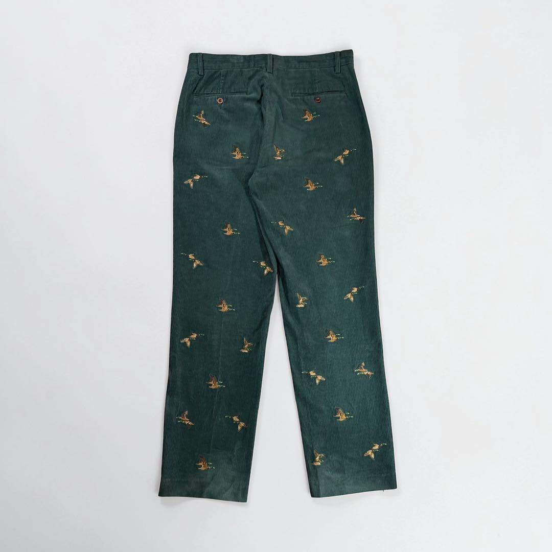 POLO Ralph Lauren ダック刺繍 総柄 コーデュロイパンツ 32