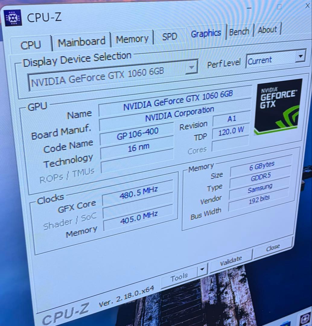 Windowsデスクトップ 2.5TB(SSD+HDD) i5-8500/GTX1060-6GB/BD/