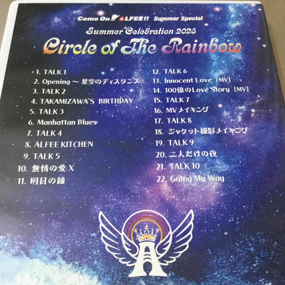 THE ALFEE 2025夏イベ☆DVD＋マルチケース