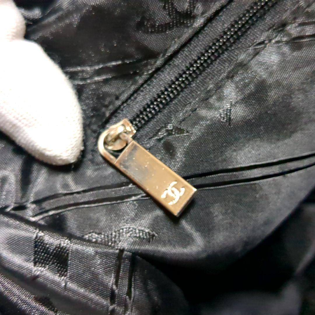 ✨CHANEL✨ボストンバッグ ニュートラベル ナイロン ブラウン ロゴ