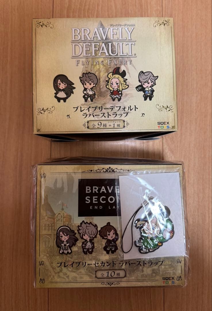 ブレイブリーデフォルト　ブレイブリーセカンド　ラバーストラップ　box 未開封