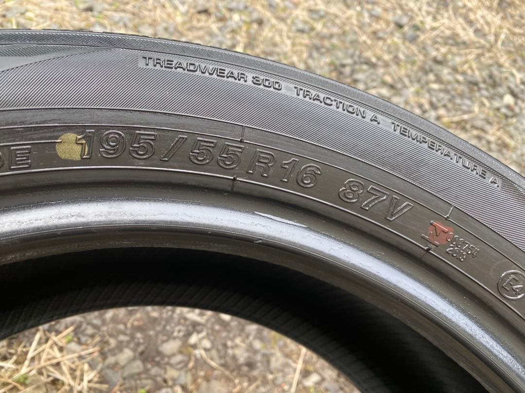 ①Tk！ヨコハマ 195/55R16 ブルーアースGT 2020年製
