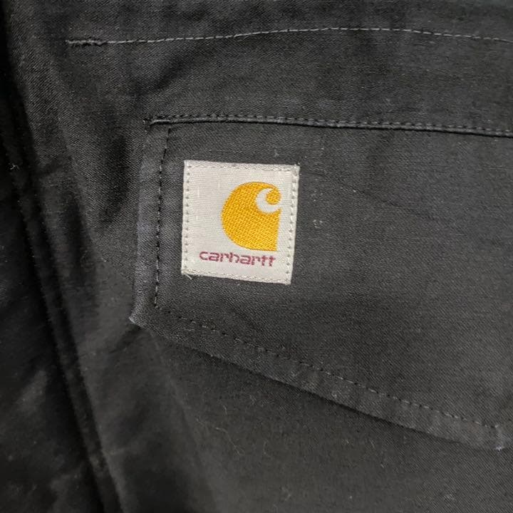vintage《カーハート》中綿 モッズコート/ブラック/メンズ2XL