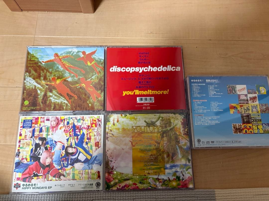 ゆるめるモ！　CD あのちゃんサイン　しふぉん　けちょん　ようなぴ