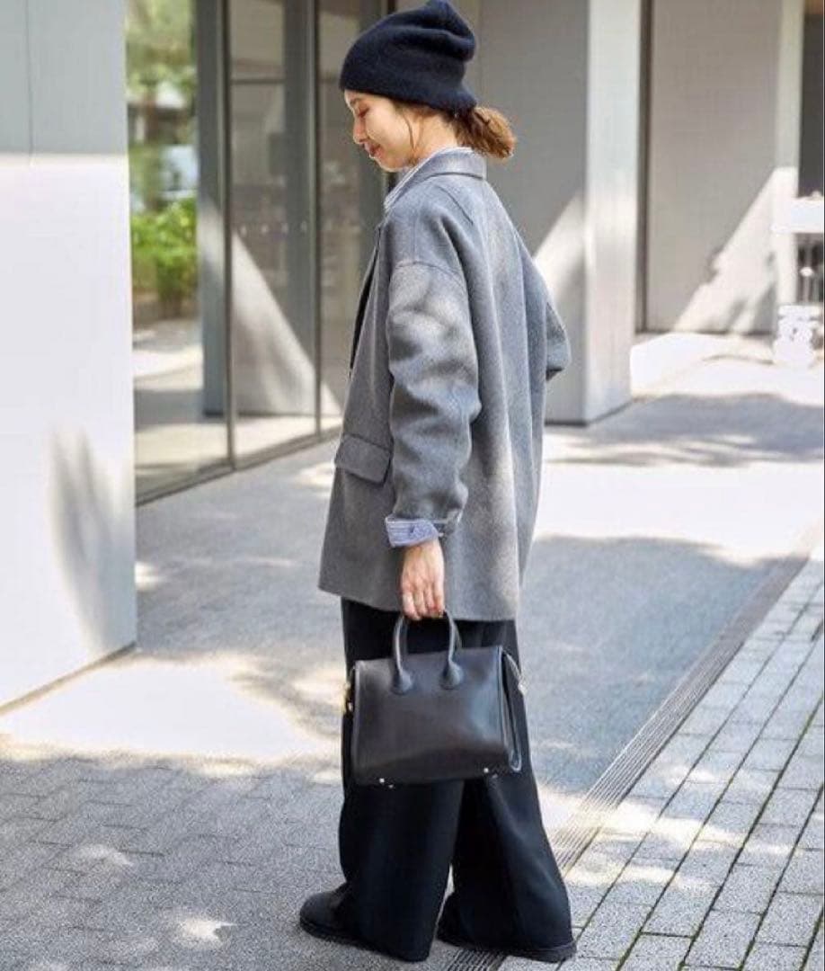 Spick and Span ウールミックスリバージャケット　美品