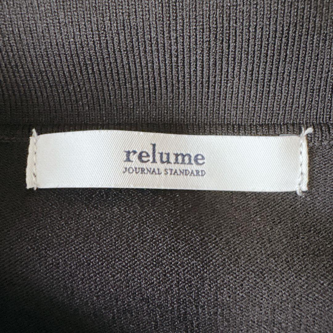 【2024SS】relume ウォッシャブルドルマンポロニット ポロシャツ