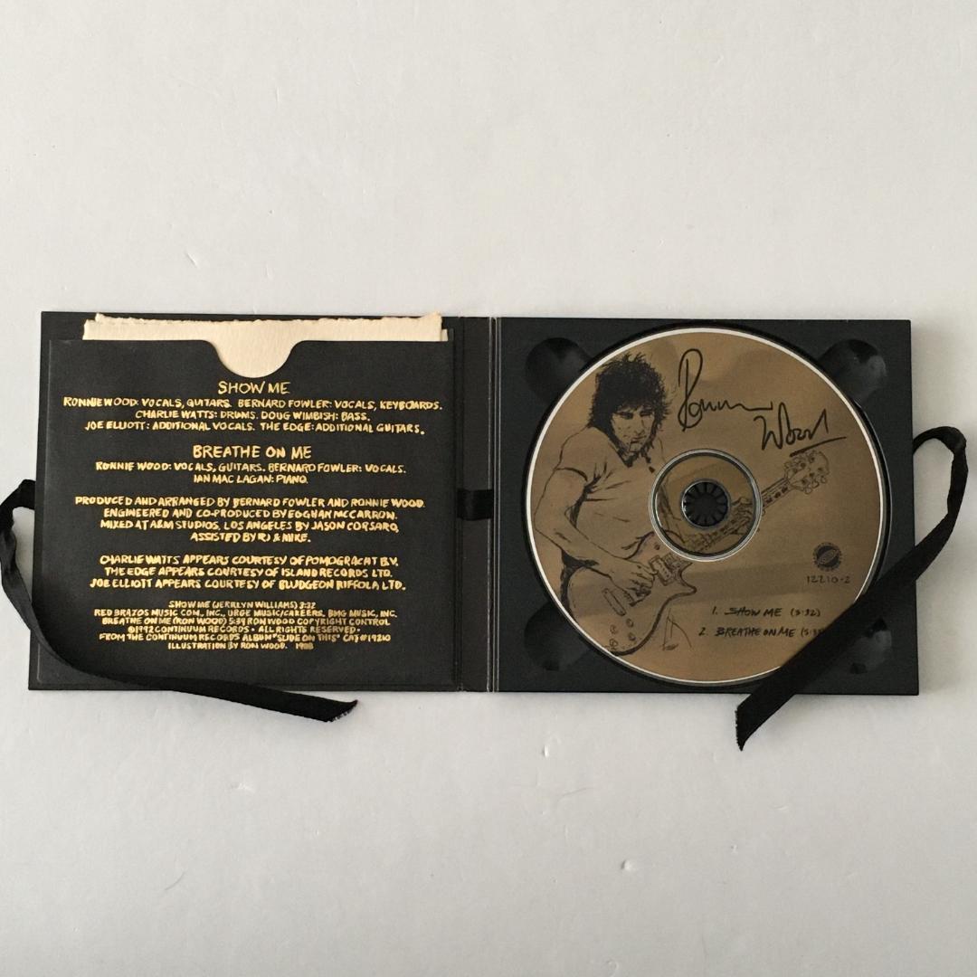 超限定シルクスクリーンプリント付き Ronnie Wood Show Me CD