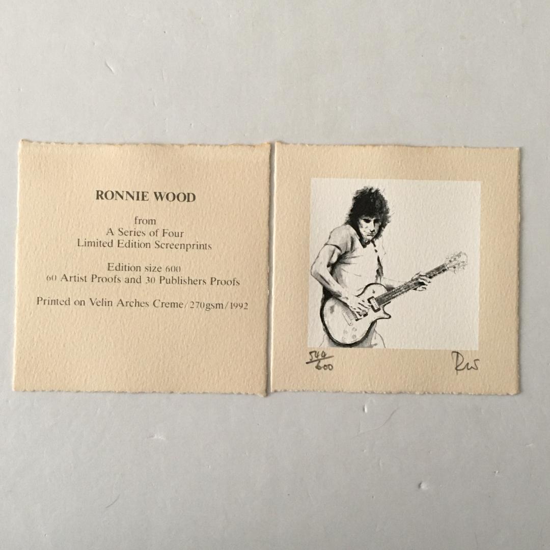 超限定シルクスクリーンプリント付き Ronnie Wood Show Me CD
