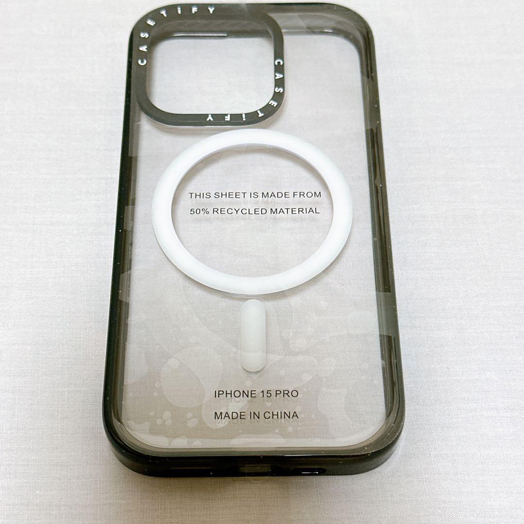 iPhone15Proスマホケース ブラック ケータイケース