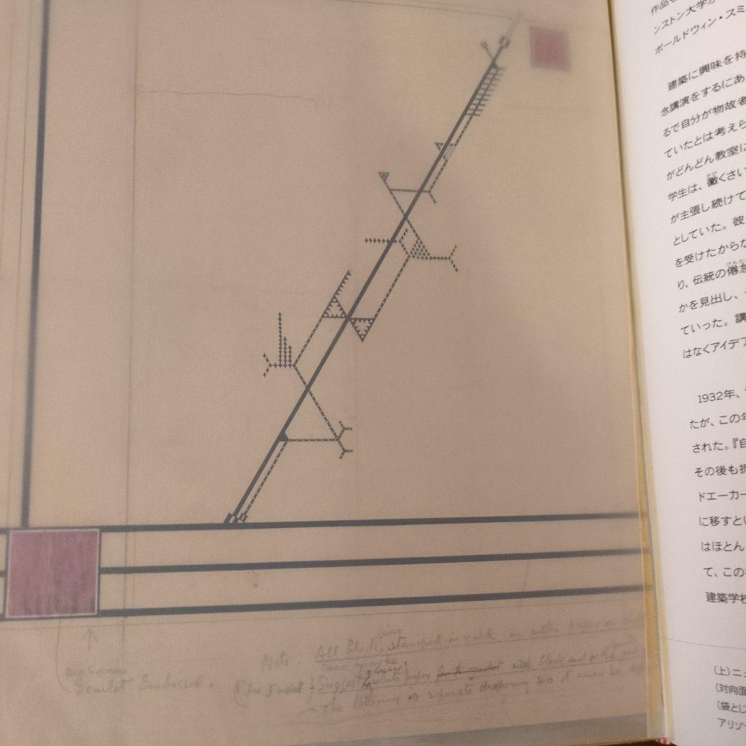 美品　フランク・ロイド・ライトの建築解説と図面集、資料集　- 監修: 隈 研吾