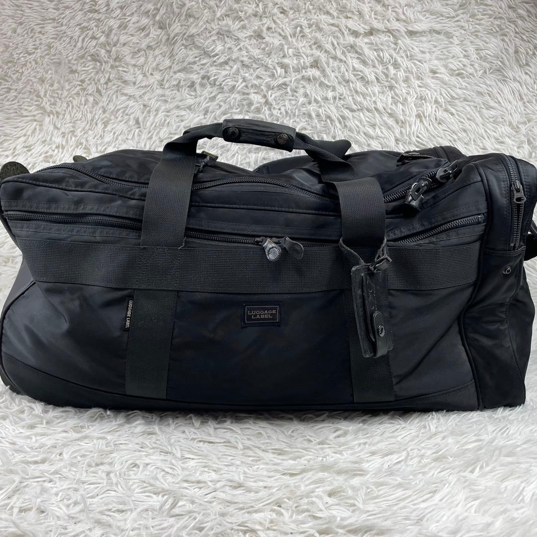 LUGGAGE LABEL TREK 3way ボストンキャリー　ブラック