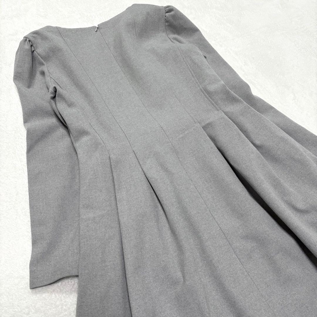 【美品】M'S GRACY Aライン フレアワンピース スパンコール 春秋冬