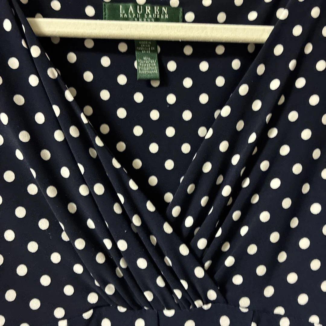 LAUREN RALPH LAUREN カシュクール　ワンピース　ドット　4