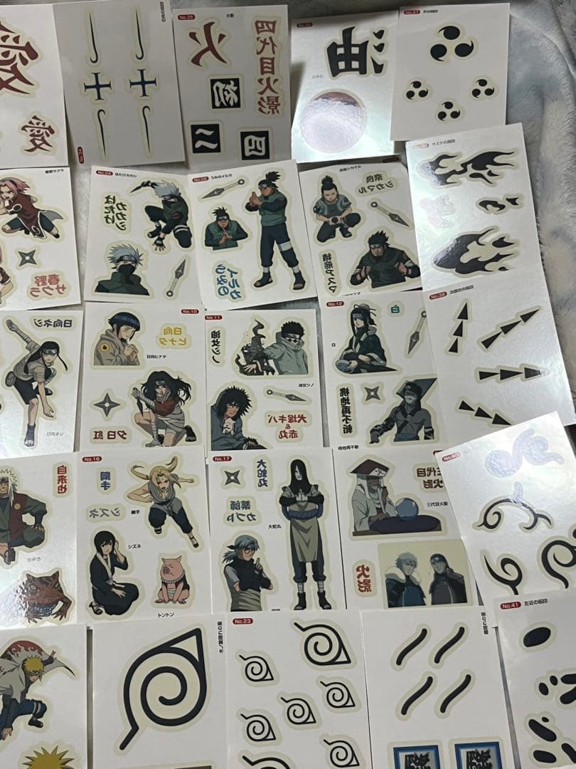 NARUTO ナルト みずピタシール レア　全42種セット