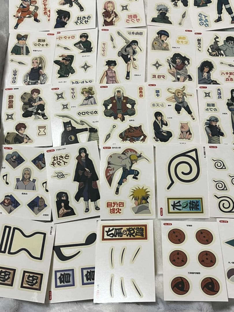 NARUTO ナルト みずピタシール レア　全42種セット