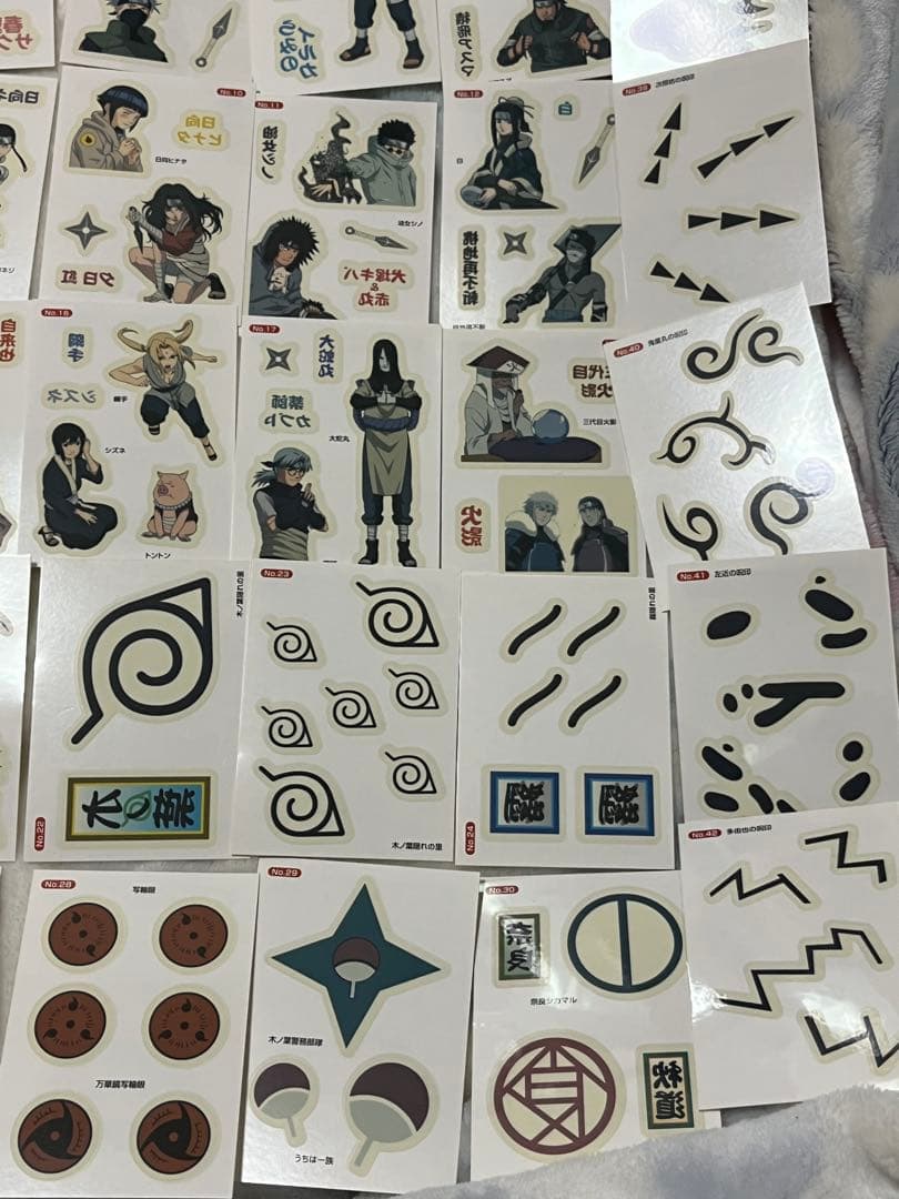 NARUTO ナルト みずピタシール レア　全42種セット