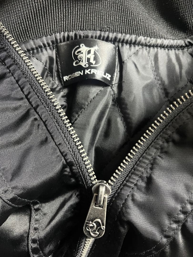 ジャケット・アウター Rosen Kreuz CROPPED 2WAY FUR HOOD MA-1