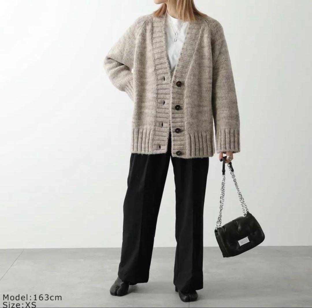 【Maison Margiela】完売品ウール混紡 カーディガン 長袖　XS