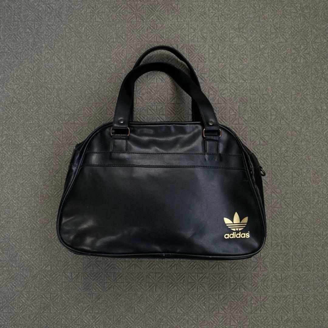 バッグ 1990s old adidas enamel mini boston bag