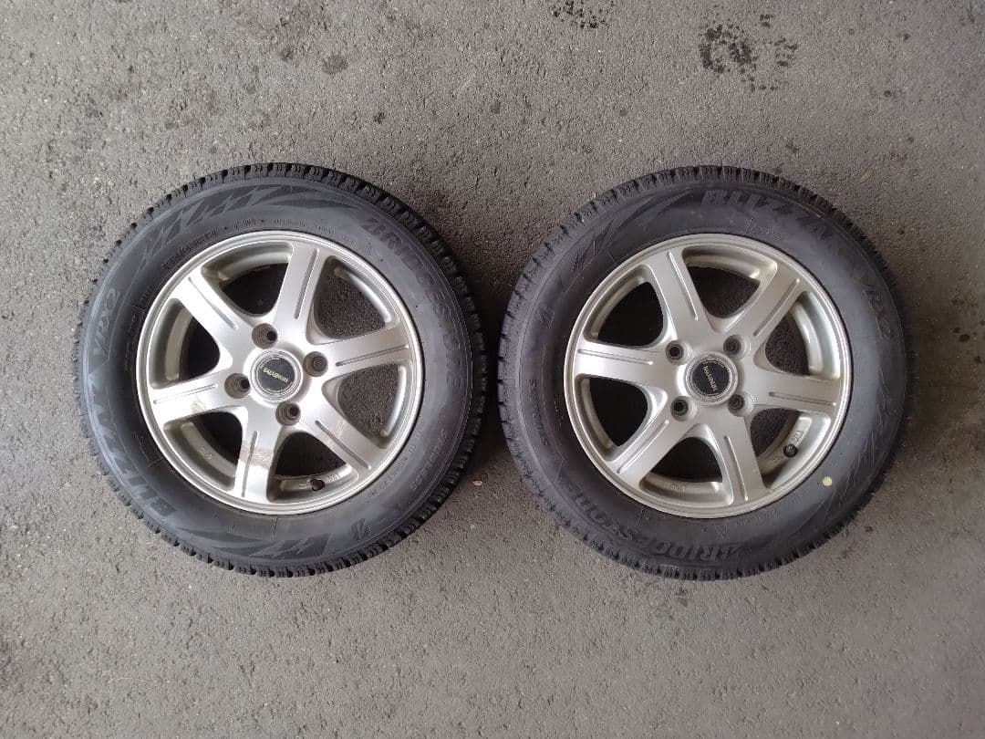 ブリヂストン スタッドレスタイヤ 155/65R13 4本セット 23年製