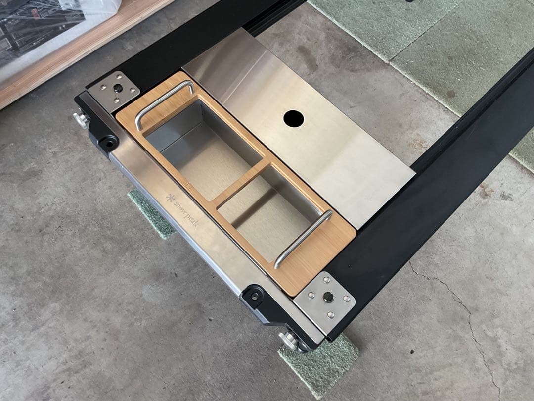 美品 ステンボックスハーフユニット ＆ 新品 スパイスボックス スノーピーク