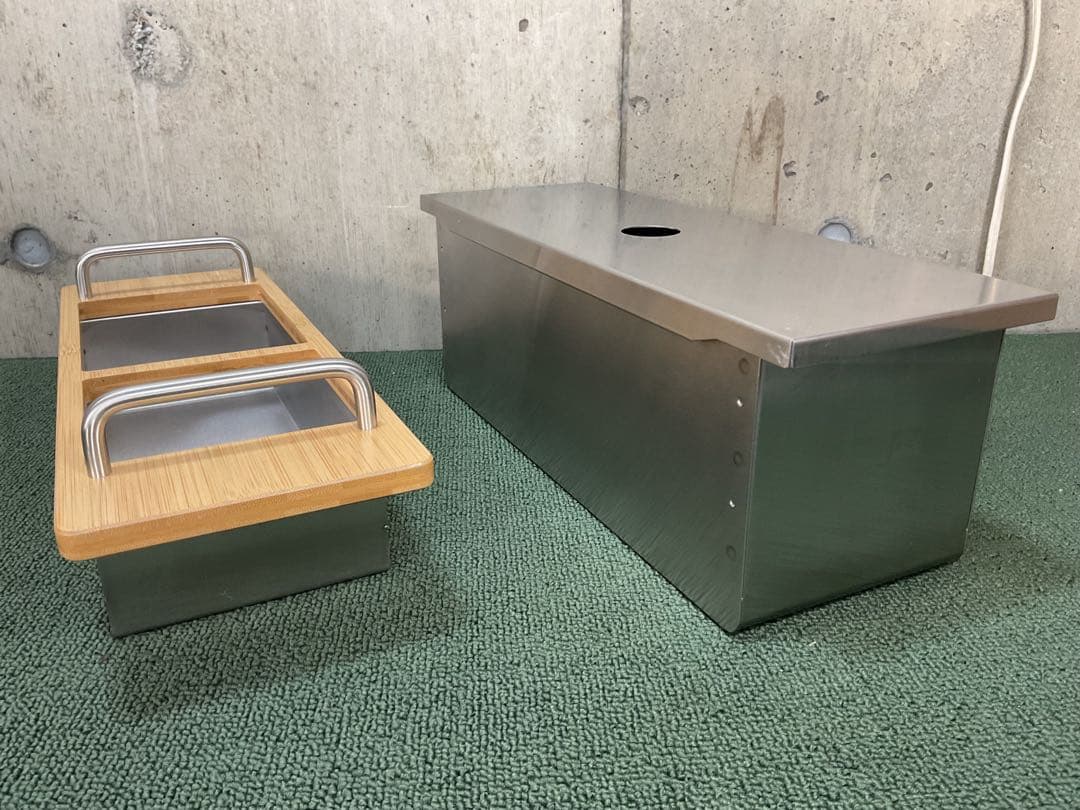 美品 ステンボックスハーフユニット ＆ 新品 スパイスボックス スノーピーク