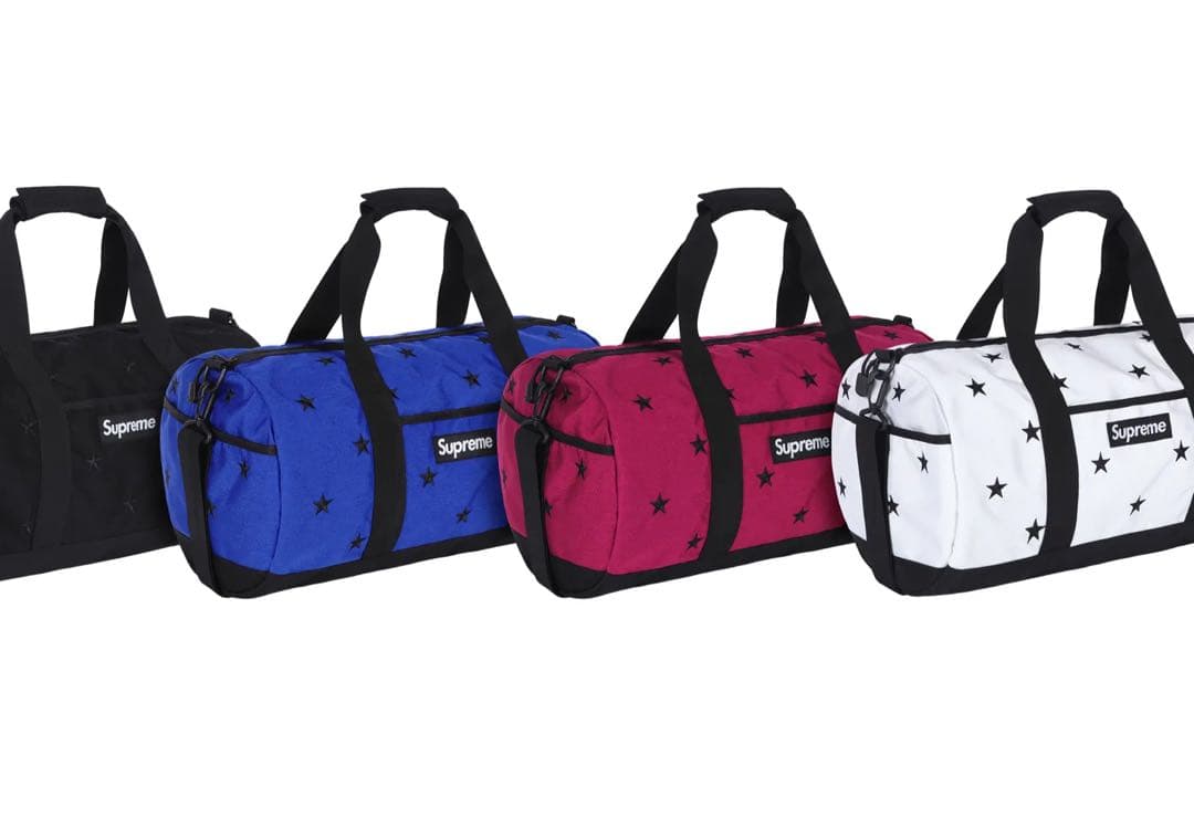 Supreme Stars Duffle スター 星 ブラック