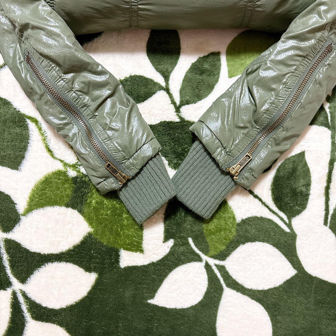 MOUSSY N-2B フライトジャケットy2k 平成ギャル カーキ サイズ1