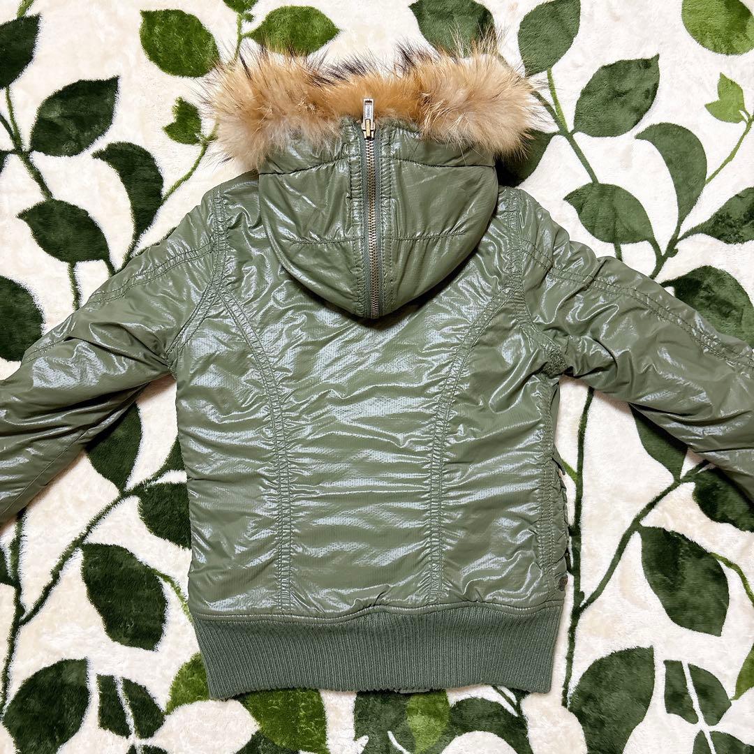 MOUSSY N-2B フライトジャケットy2k 平成ギャル カーキ サイズ1