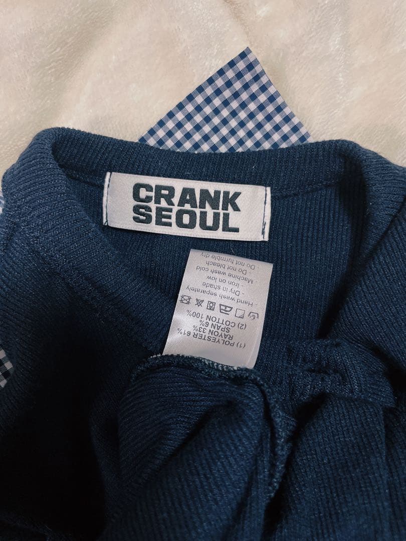 トップス CRANK SEOUL Ribbon Tied Knit Cardigan