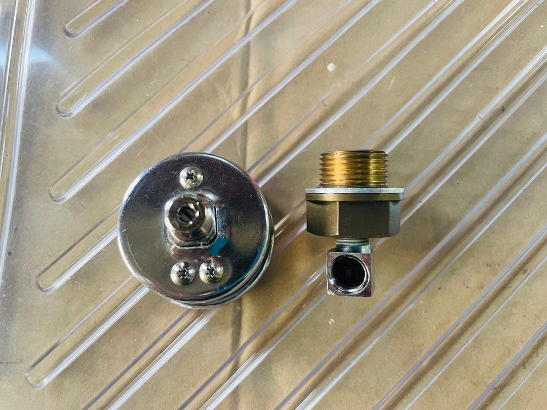 マーシャル 油圧計 100PSI アダプター付 CB750Four 使用品