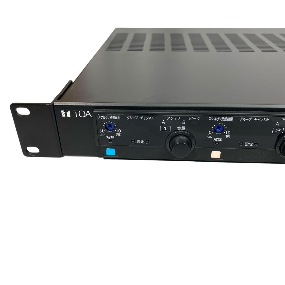 【動作良好】TOA ワイヤレスチューナー WT-1824 4波実装 受信機　美品