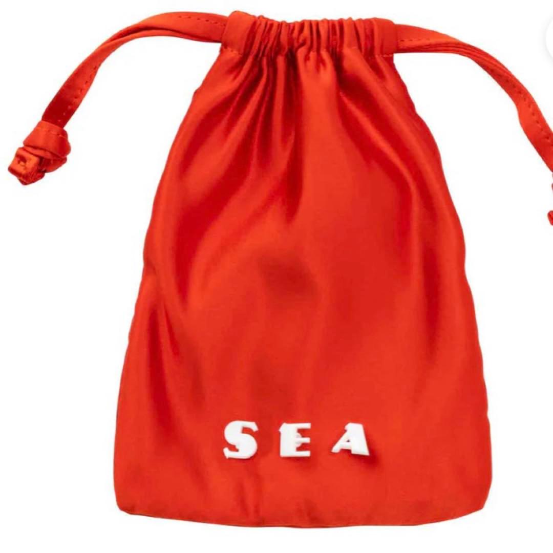 .*.様 SEA SATIN \"KINCHAKU\" BAG (S)