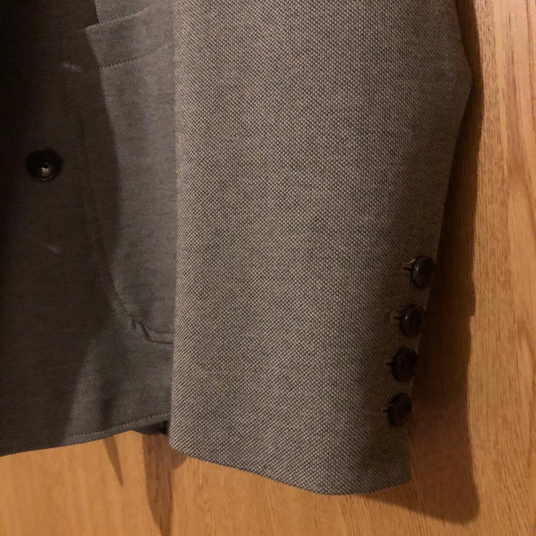 Brooks Brothers グレー ダブルブレスト テーラードS