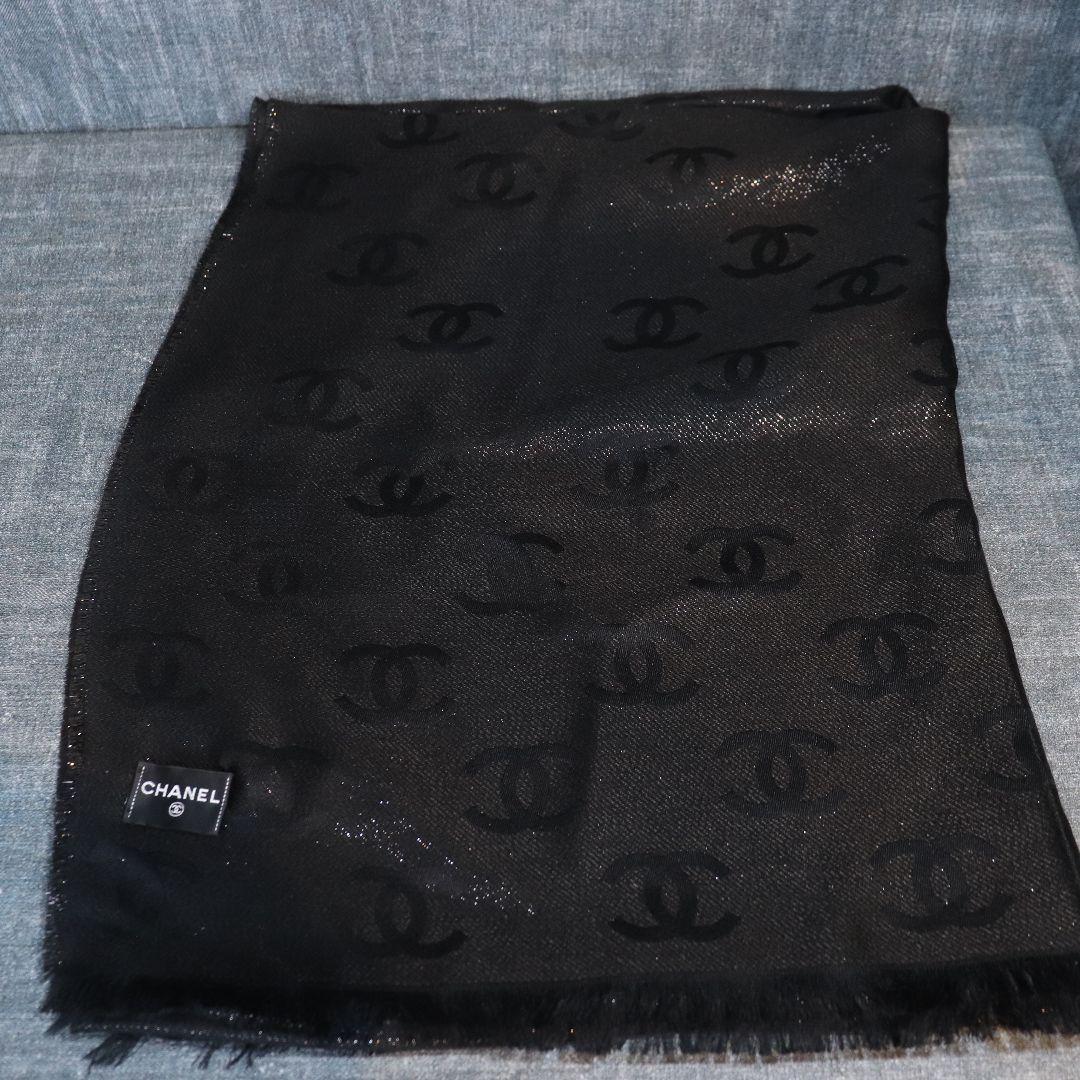 CHANEL ココマーク 総柄 大判ストール マフラー シャネル