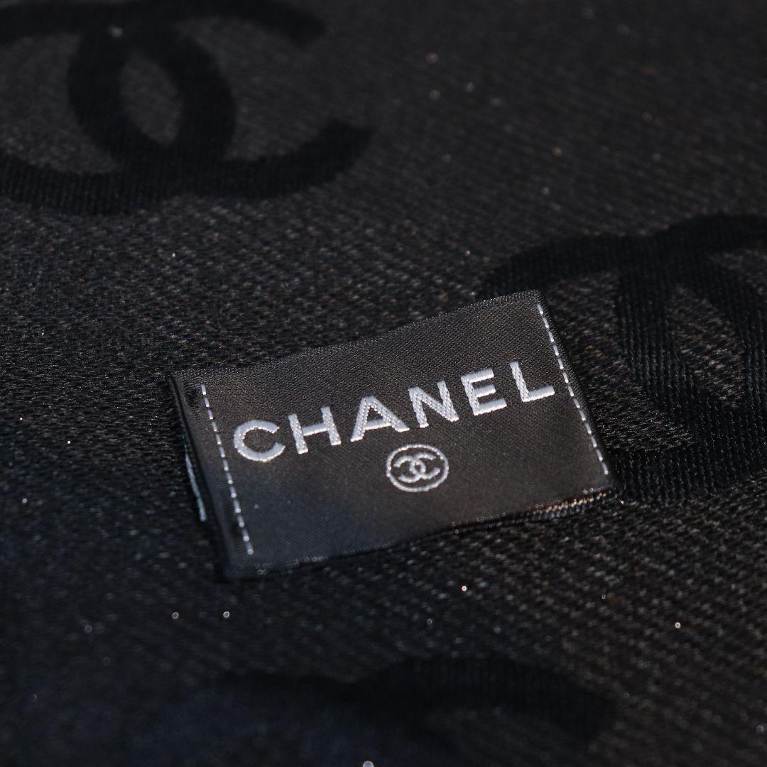 CHANEL ココマーク 総柄 大判ストール マフラー シャネル