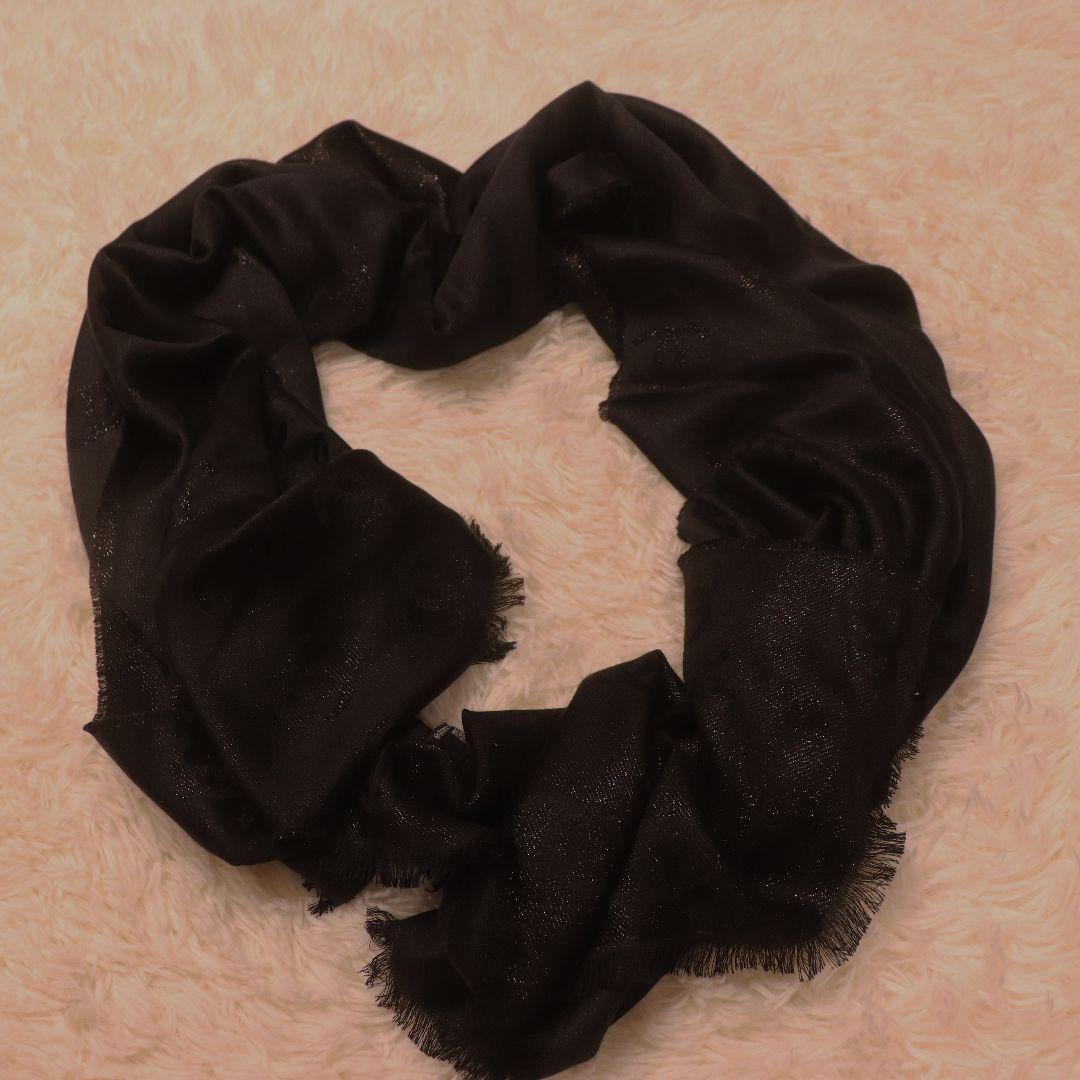 CHANEL ココマーク 総柄 大判ストール マフラー シャネル