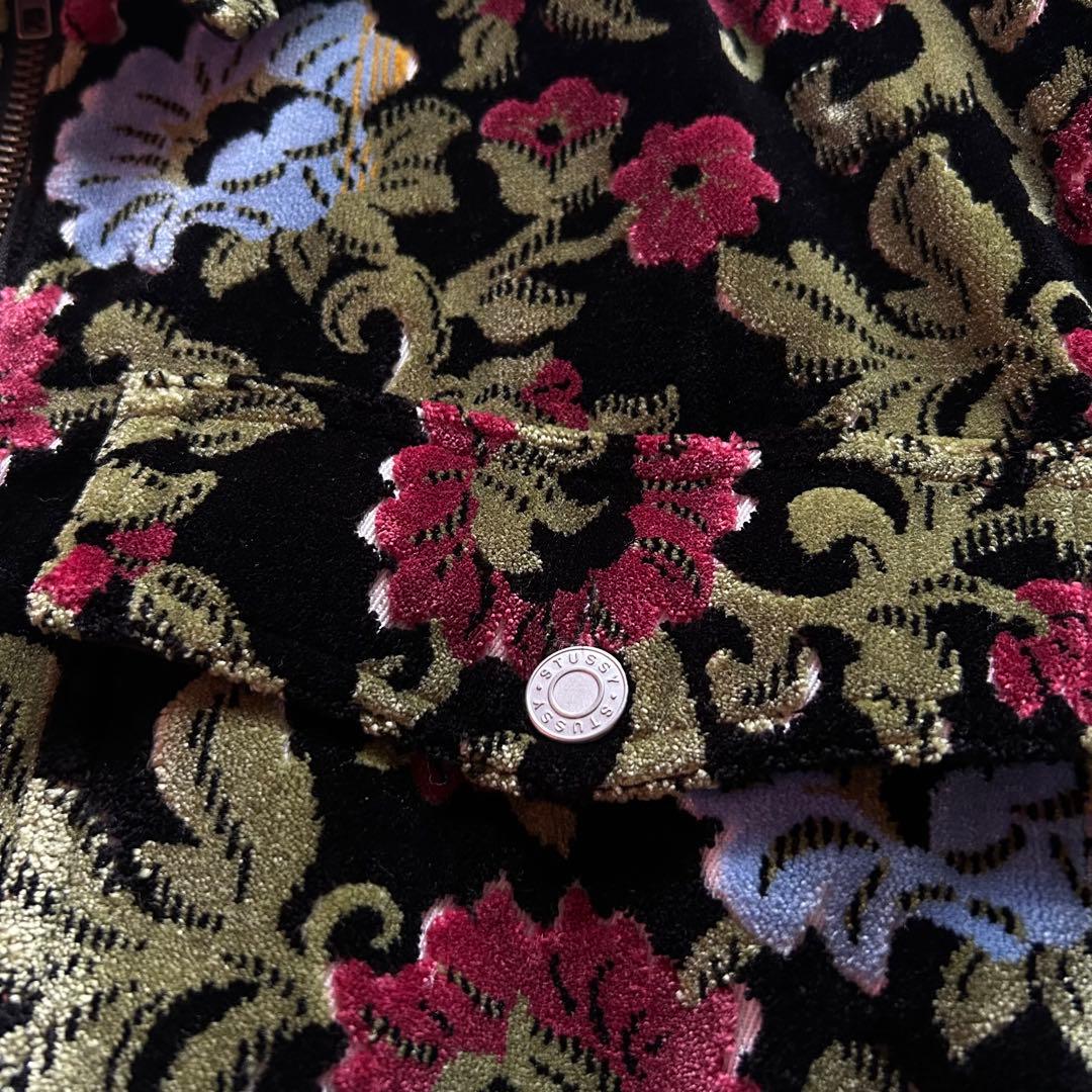 STUSSY FLORAL JACQUARD ジャケット