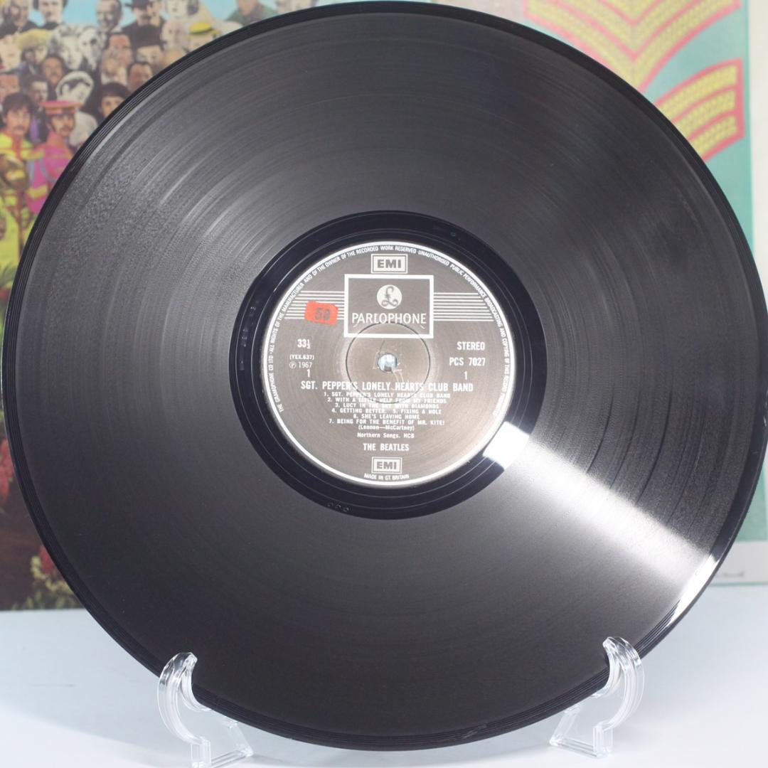 英LP The Beatles Sgt. Pepper's UK盤 Stereo