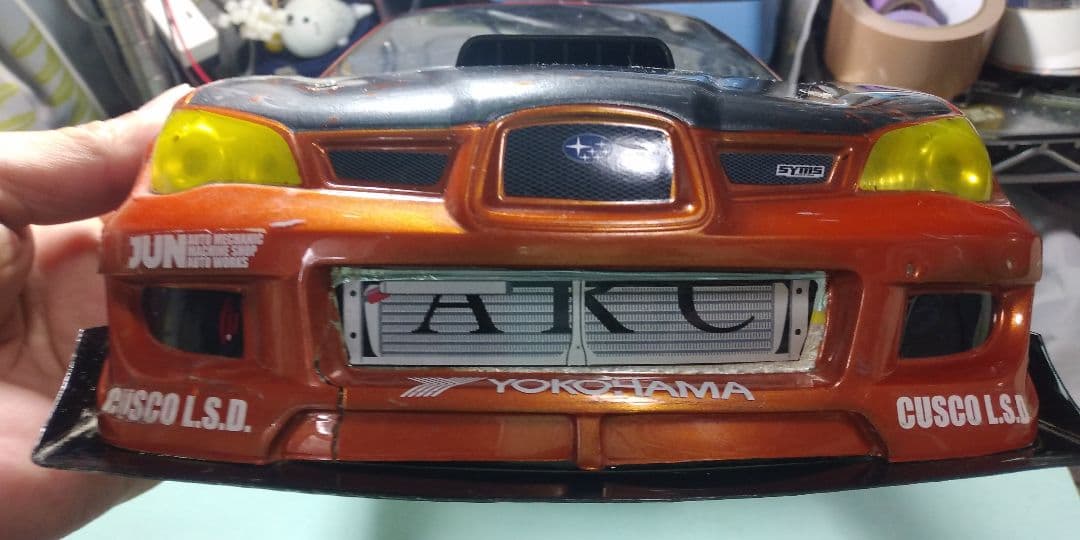 希少品？　ヨコモ　YOKOMO　ラジコンボディー　インプレッサ　Ｄ１ オレンジ
