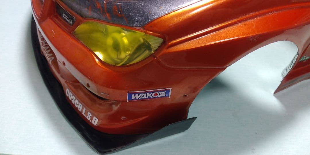 希少品？　ヨコモ　YOKOMO　ラジコンボディー　インプレッサ　Ｄ１ オレンジ