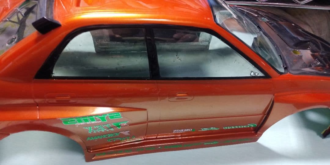 希少品？　ヨコモ　YOKOMO　ラジコンボディー　インプレッサ　Ｄ１ オレンジ