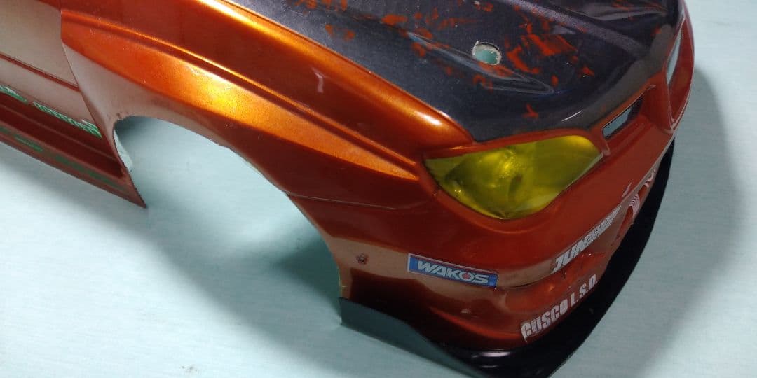 希少品？　ヨコモ　YOKOMO　ラジコンボディー　インプレッサ　Ｄ１ オレンジ