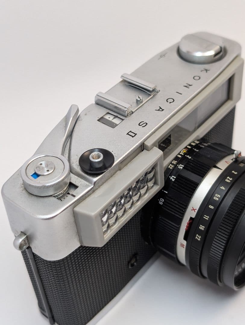 【動作OK】Konica SⅡ Hexanon 48mm F2【露出計反応あり】